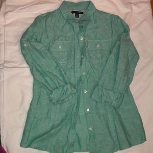 Banana republic linen oxford